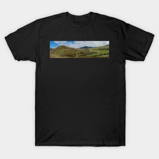 Panorama of Glen Shee in Perthshire, Scotland T-Shirt